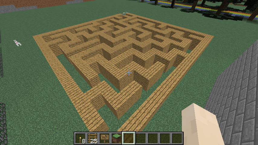 Labyrinth gebaut mit /maze